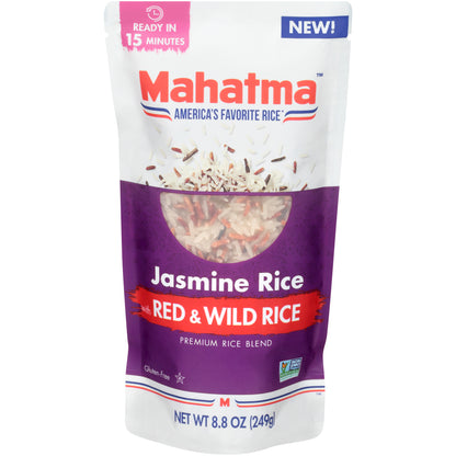 Mahatma™ Jasmine Rice with Red & Wild Rice Premium Rice Blend 8.8 oz. Bag
