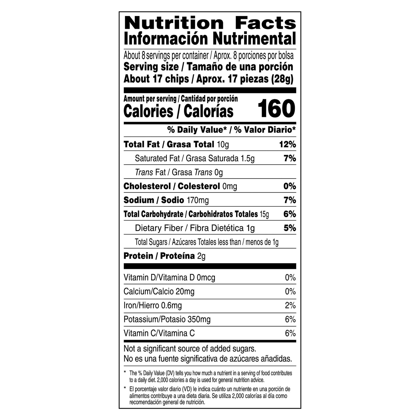 Lay's Potato Chips Chile Limon Flavored 7 3/4 Oz