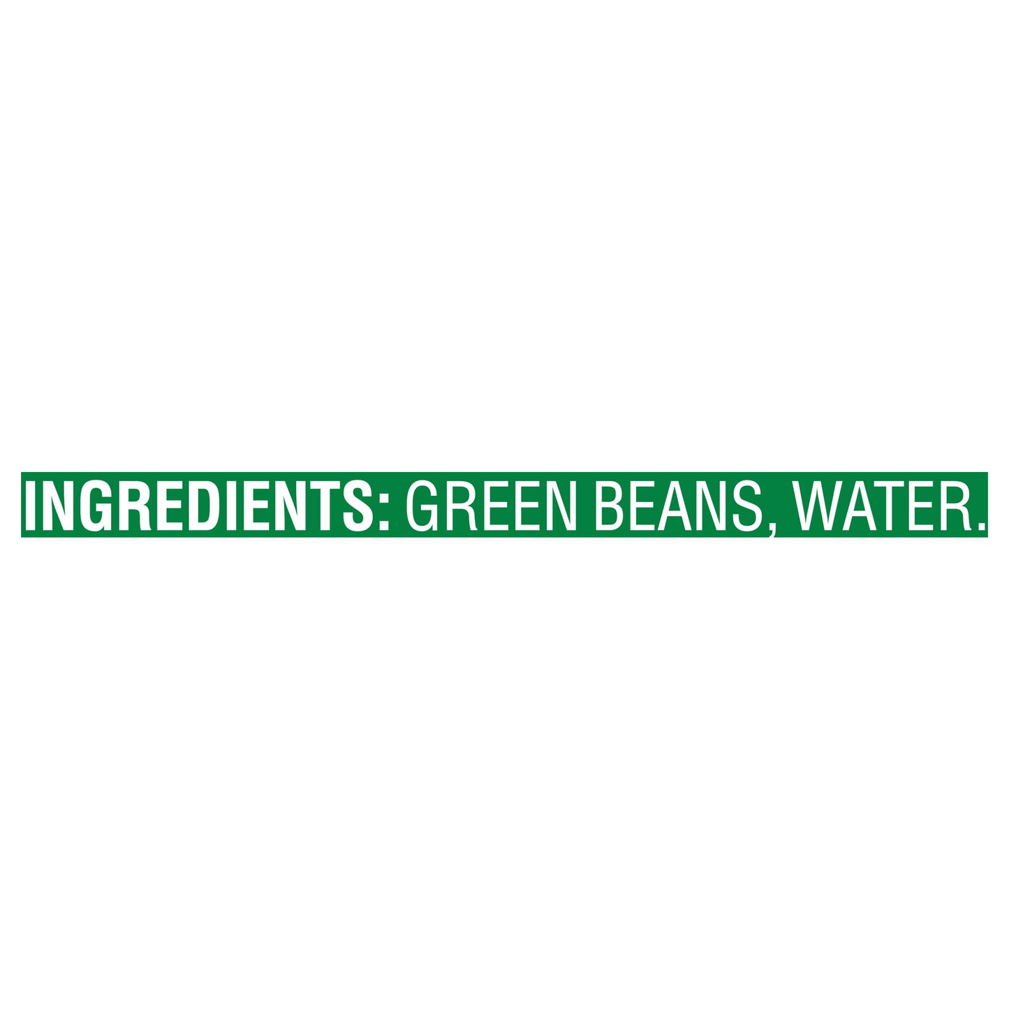 Del Monte No Salt Added Cut Green Beans 14.5 oz Can