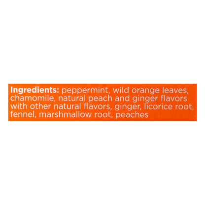 Bigelow Benefits Tea Bags Ginger & Peach Herbal Tea 18 ea