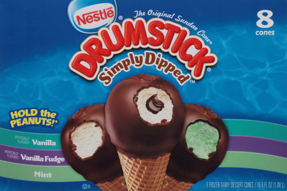 Drumstick Frozen Dairy Dessert Cones 8 ea