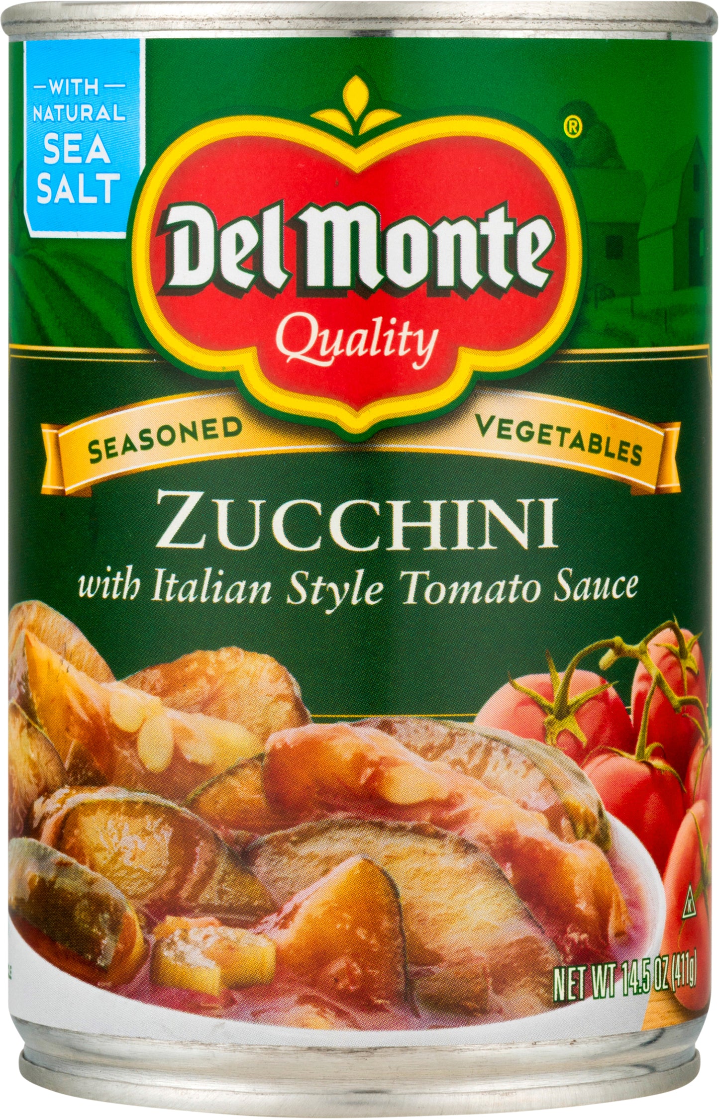 Del Monte Zucchini with Italian Style Tomato Sauce 14.5 oz