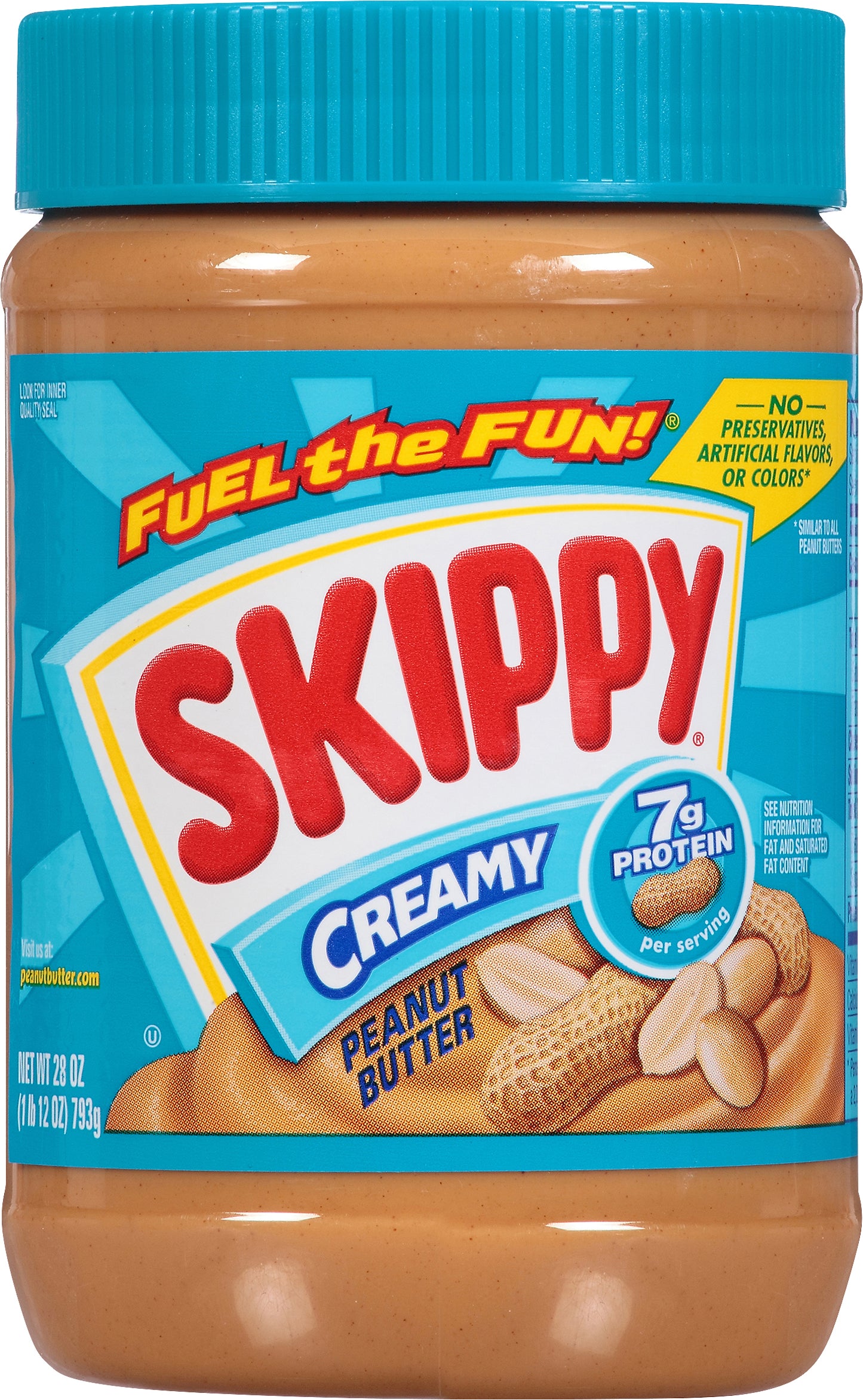 Skippy Creamy Peanut Butter 28 oz