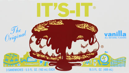 It's-It 3 Pack The Original Vanilla Sandwich 3 ea