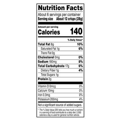 Lay's Stax Potato Crisps Mesquite Barbecue Flavored 5 1/2 Oz