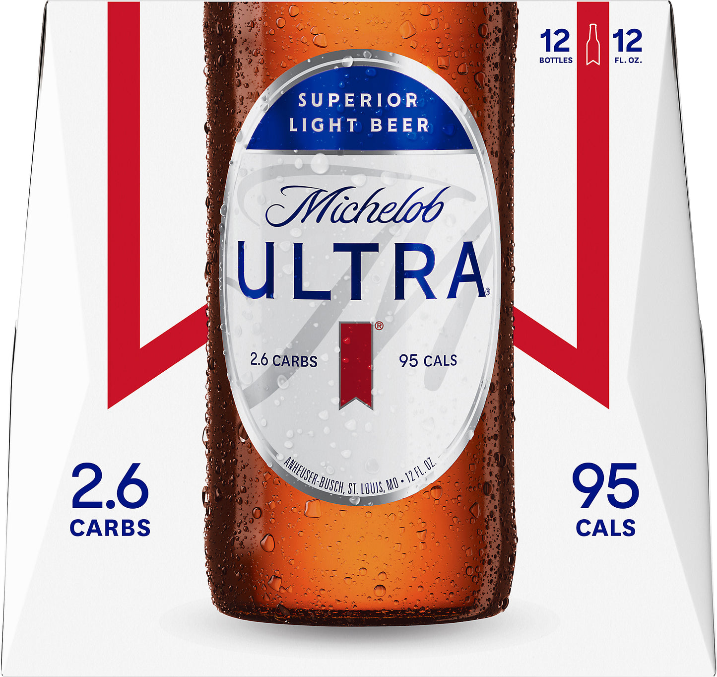 Michelob Ultra 12 Pack Superior Light Beer 12 ea