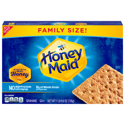 Honey Maid Grahams Family Size 25.6 Oz