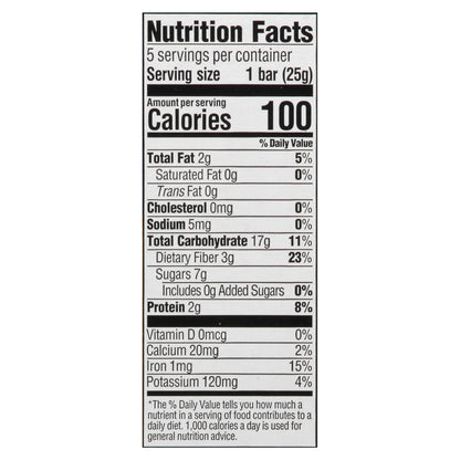 HappyTot Superfoods Tots & Tykes Organics Gluten Free Oat Bar 5 - 0.88 oz Packs