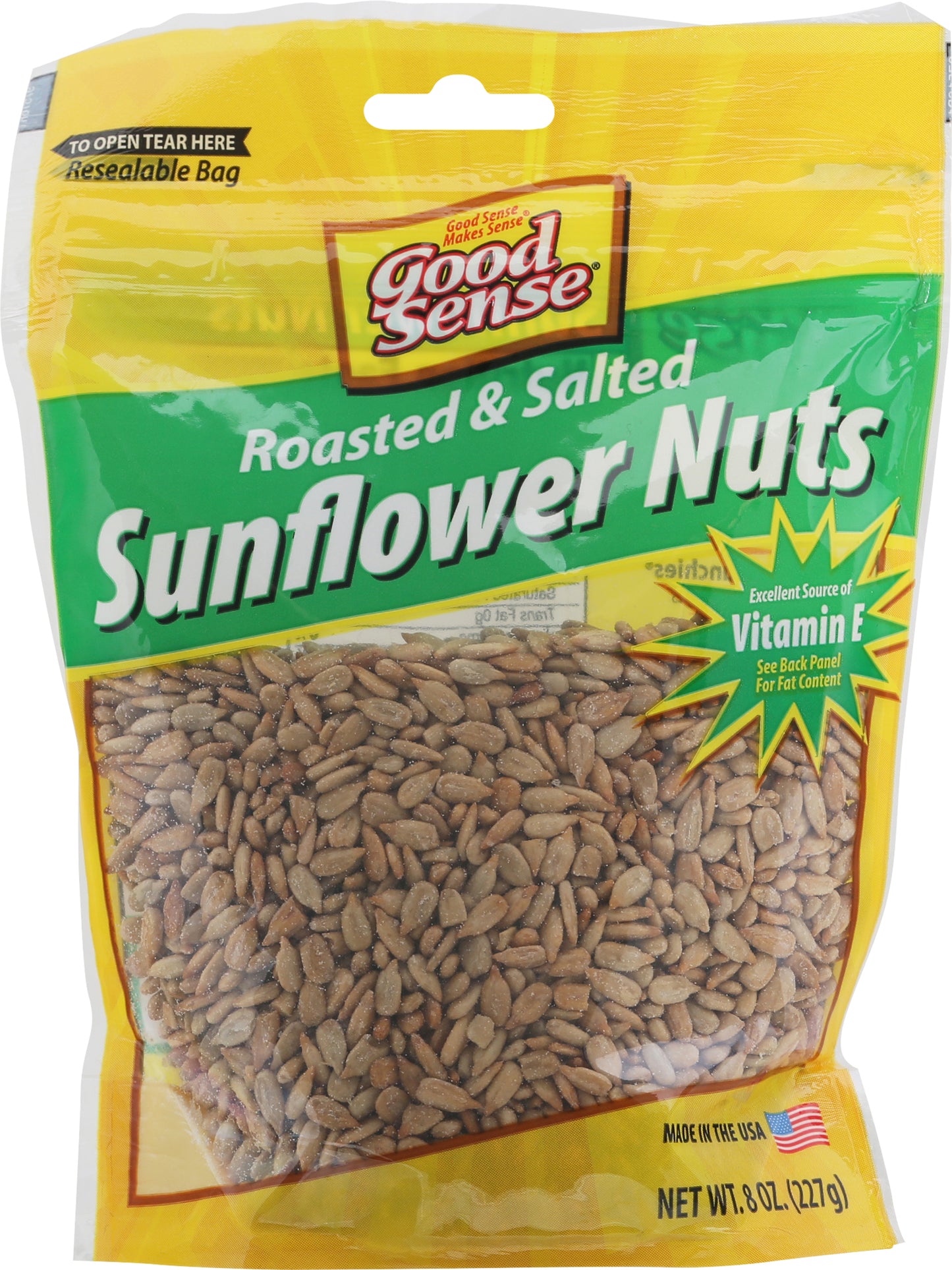 Good Sense Roasted & Salted Sunflower Nuts 8 oz