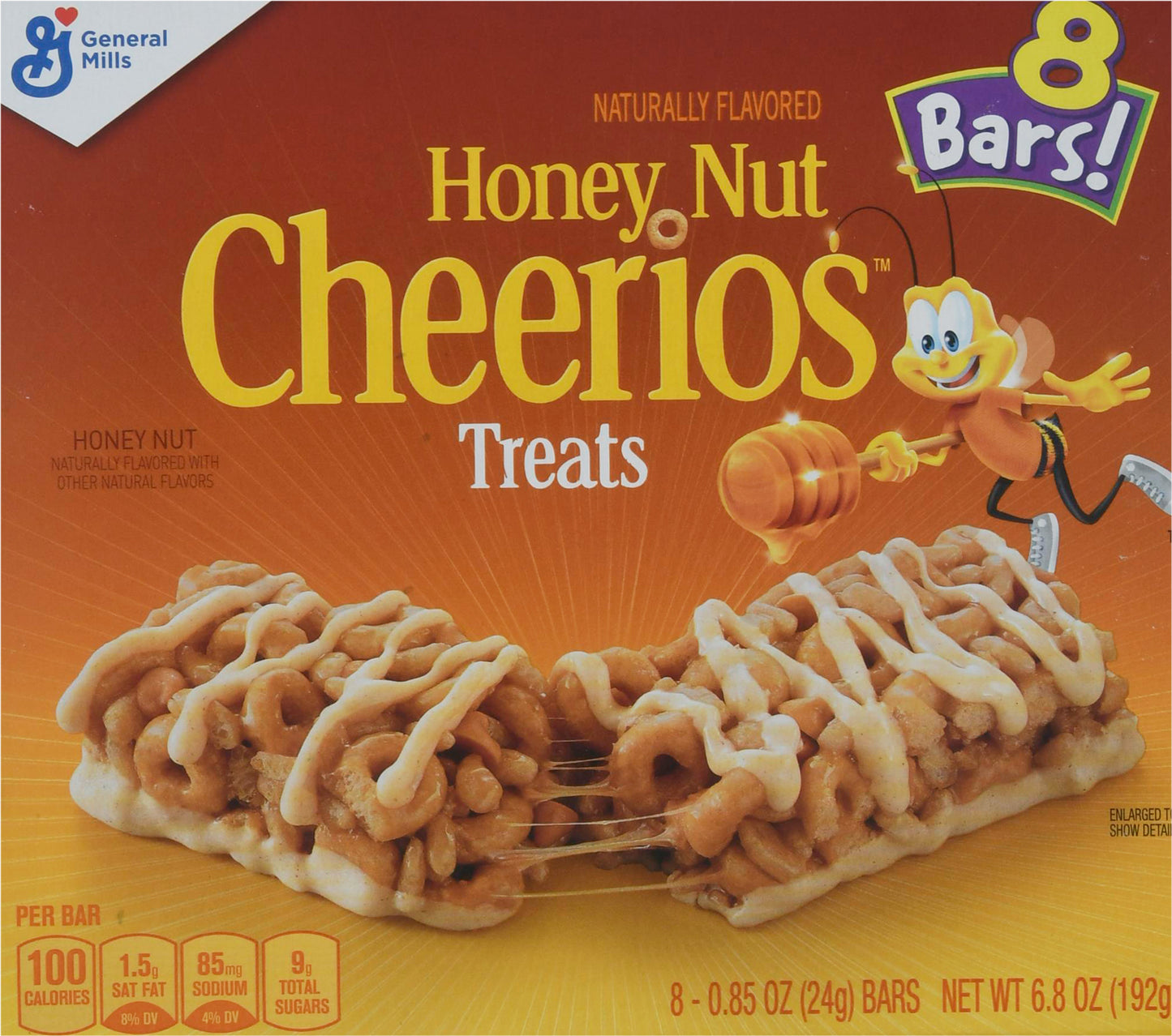 Cheerios Honey Nut Treats 8 - 0.85 oz Bars