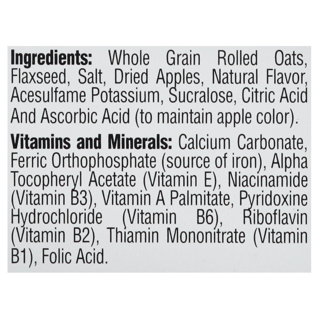Better Oats 100 Calories Apples & Cinnamon Instant Oatmeal 10 ea