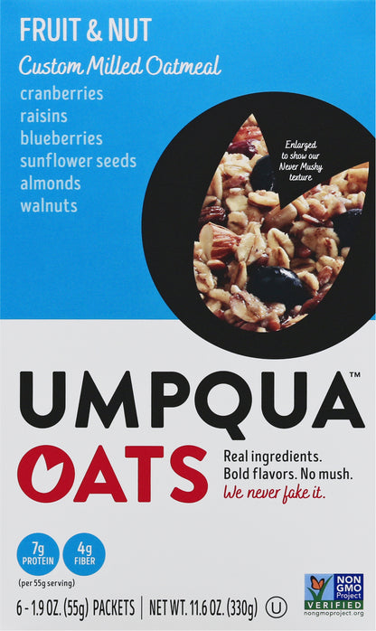 Umpqua Fruit & Nut Oats 6 ea