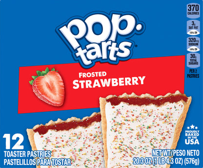 Pop-Tarts 12 Pack Frosted Strawberry Toaster Pastries 12 ea
