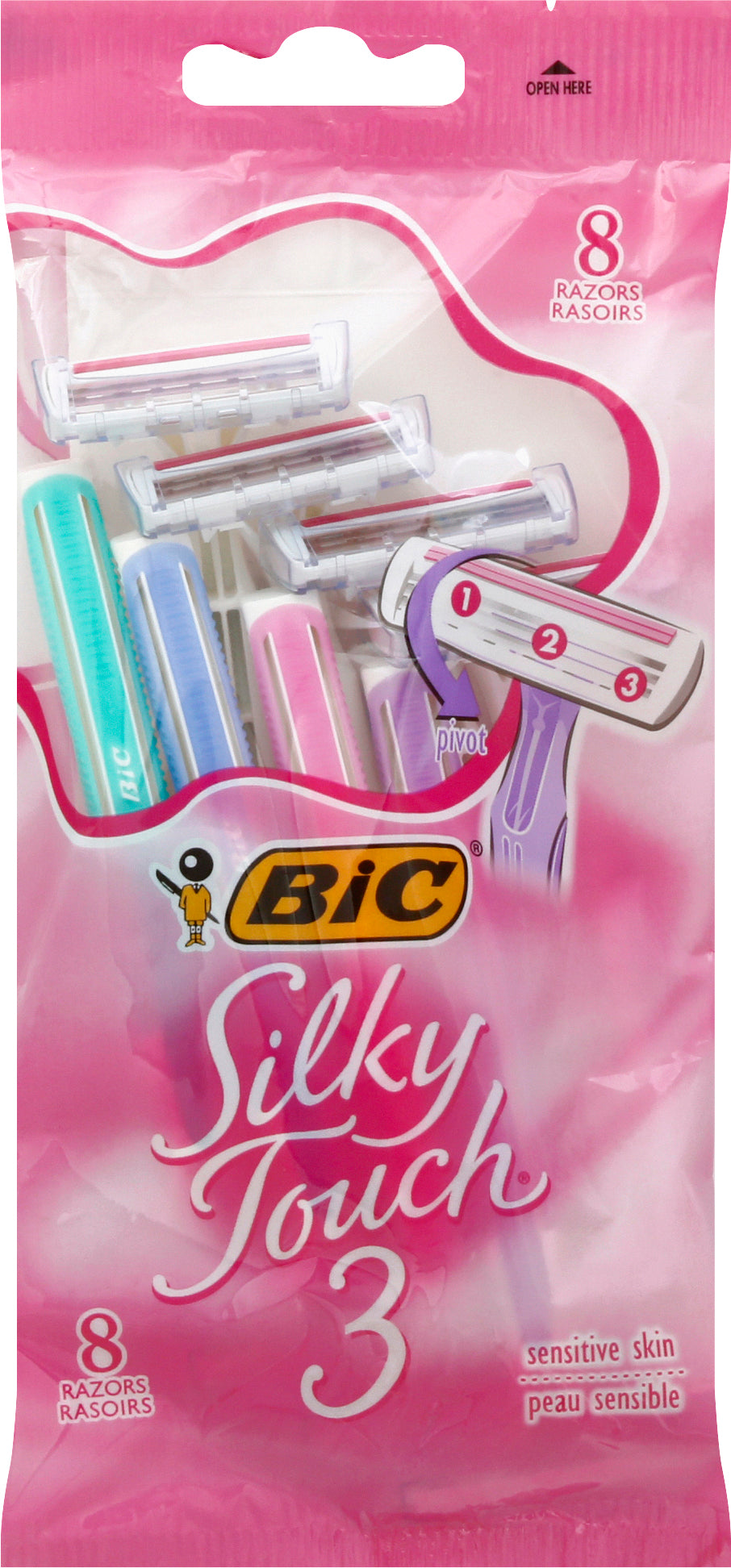 BiC Silky Touch 3 Sensitive Skin Razor 8 ea