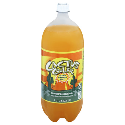 Cactus Cooler Orange Pineapple Soda Soda 2 lt