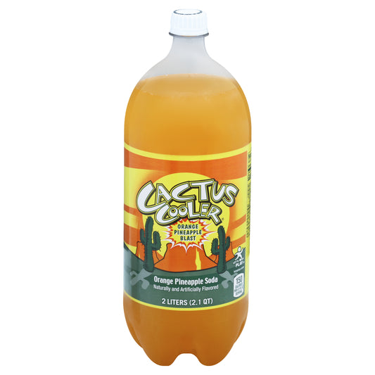 Cactus Cooler Orange Pineapple Soda Soda 2 lt