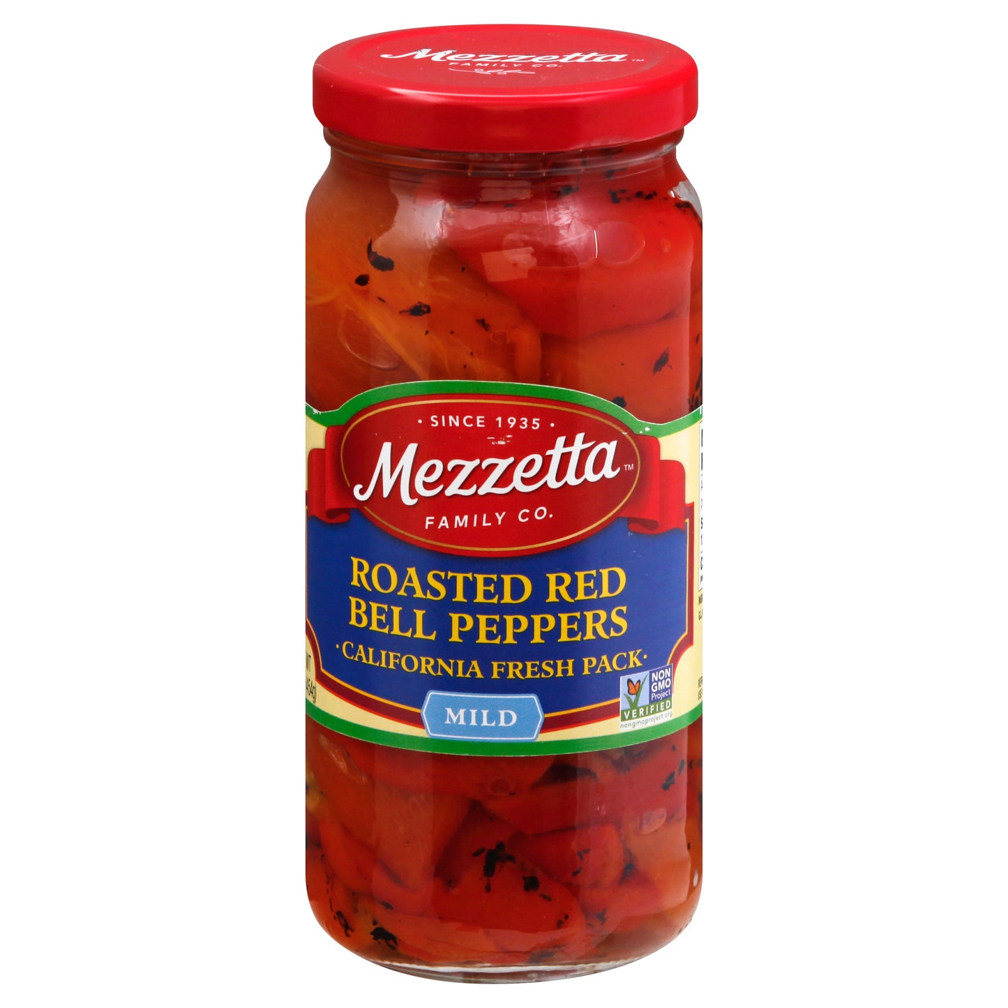 Mezzetta Mild California Fresh Pack Roasted Red Peppers 16 oz