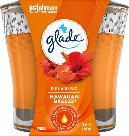 Glade Relaxing Hawaiian Breeze Candle 1 ea