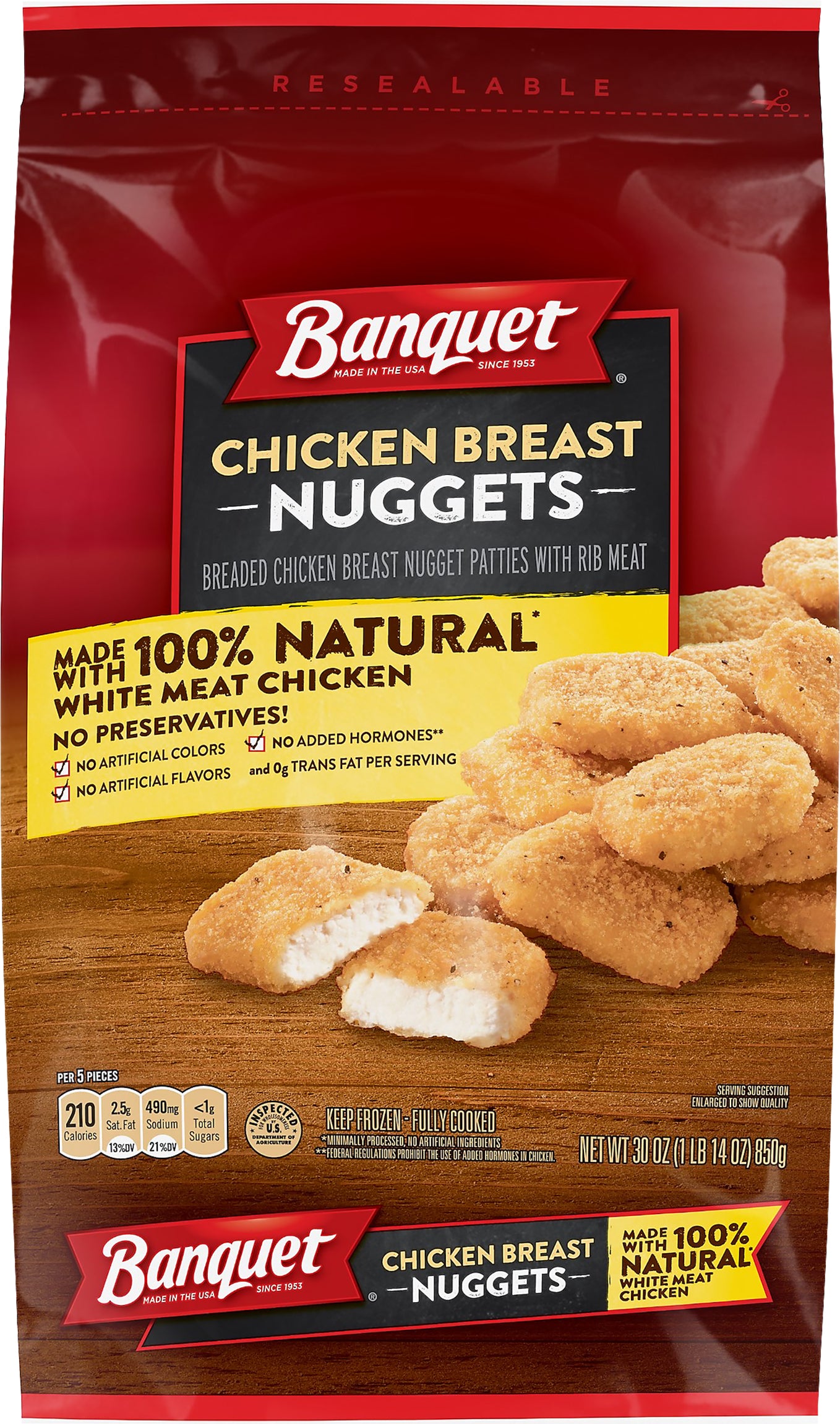 Banquet Chicken Breast Nuggets 30 oz