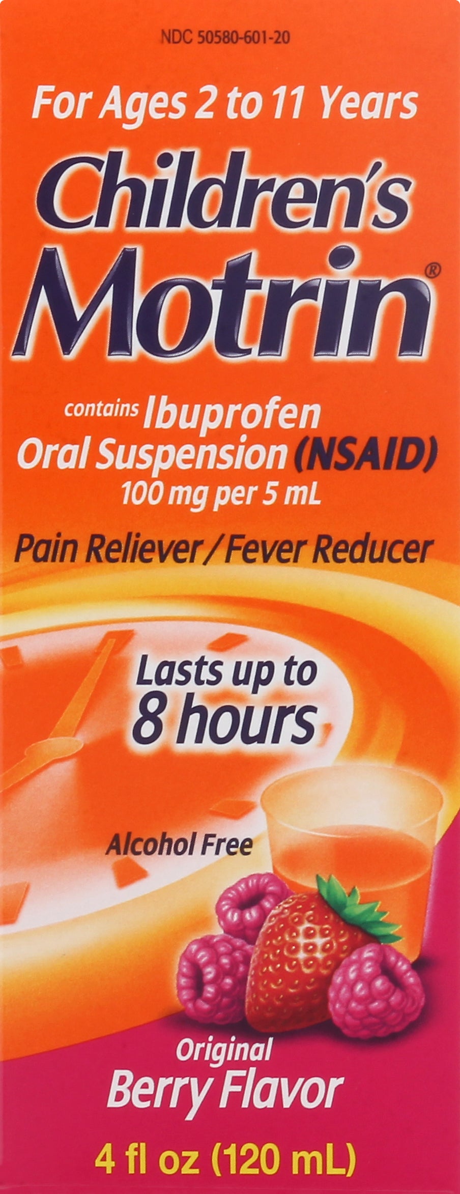 Children's Motrin Original Berry Flavor Pain Reliever/Fever Reducer 4 oz
