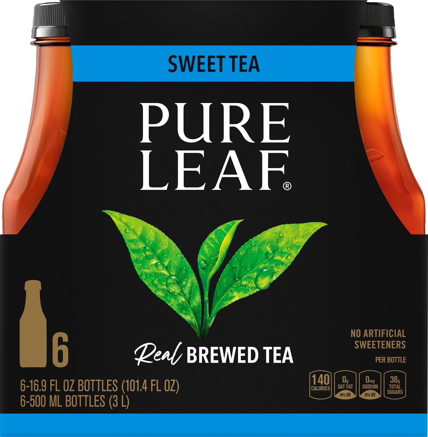 Pure Leaf Sweet Brewed Tea 6-16.9 fl oz Bottles