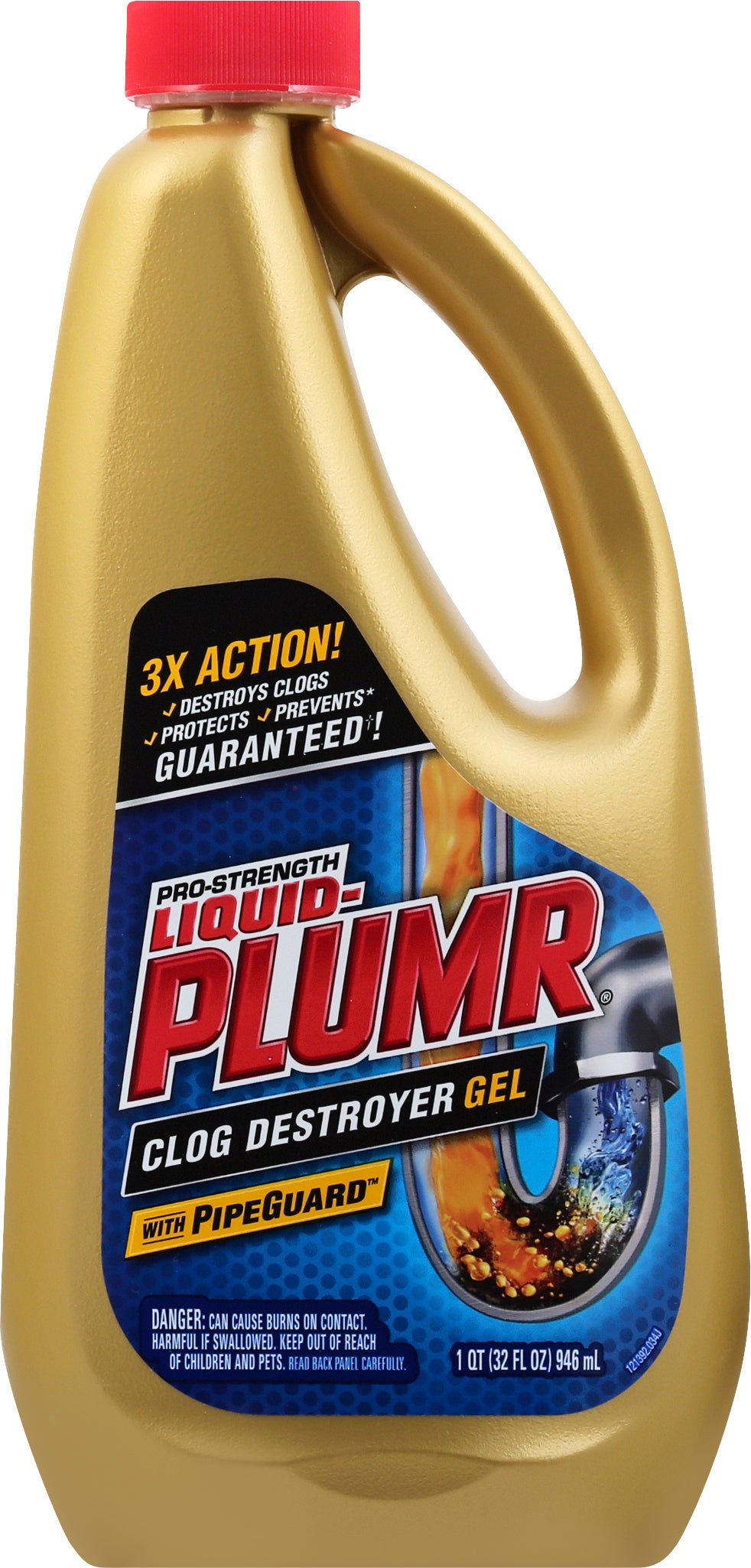 Liquid Plumr Gel Pro-Strength Clog Destroyer 1 qt