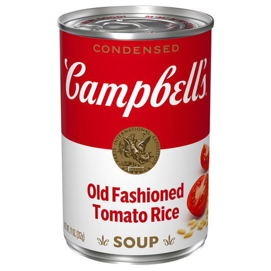 Campbell's Old Fashioned Tomato Rice Condensed Soup 11 oz