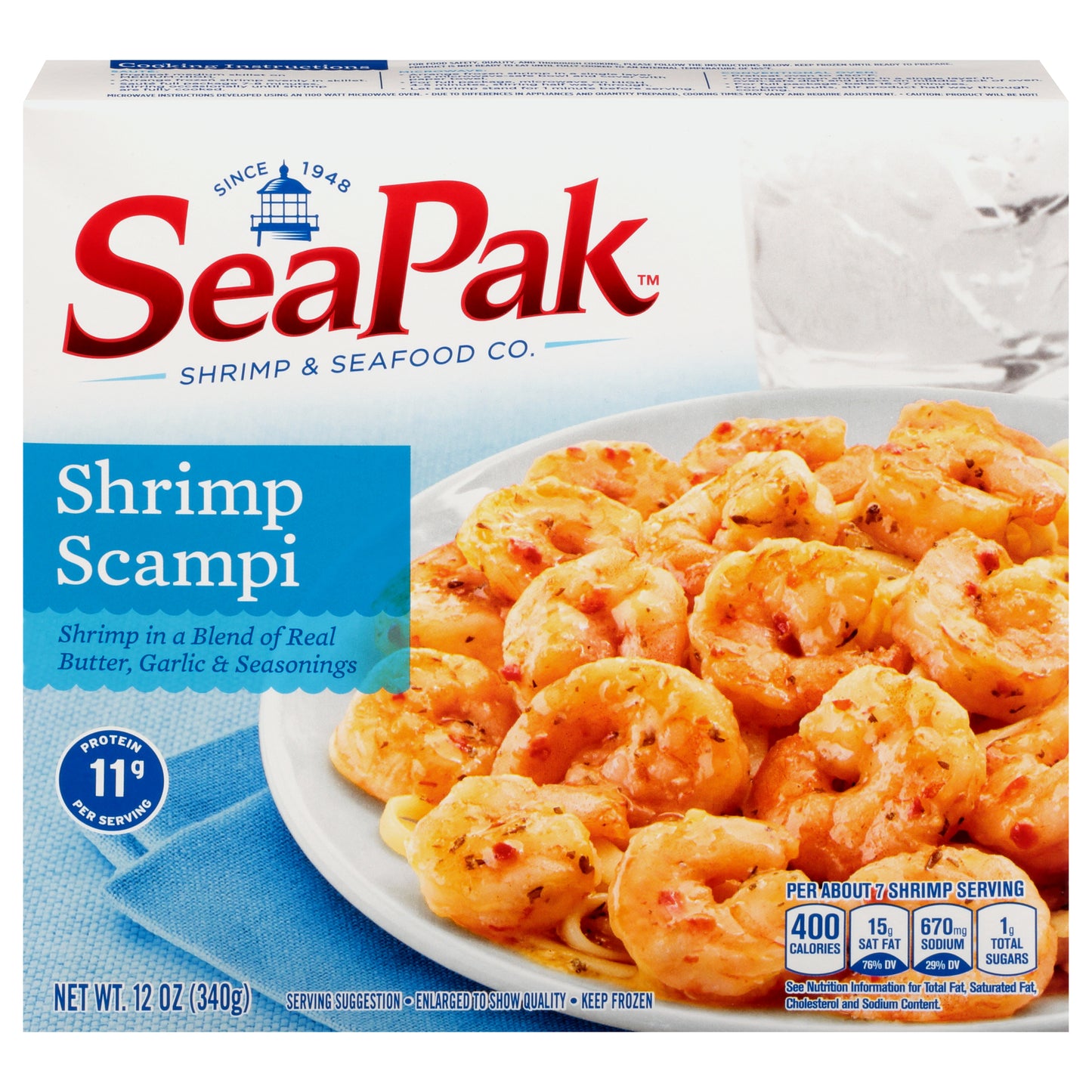 SeaPak™ Shrimp & Seafood Co. Shrimp Scampi 12 oz. Box
