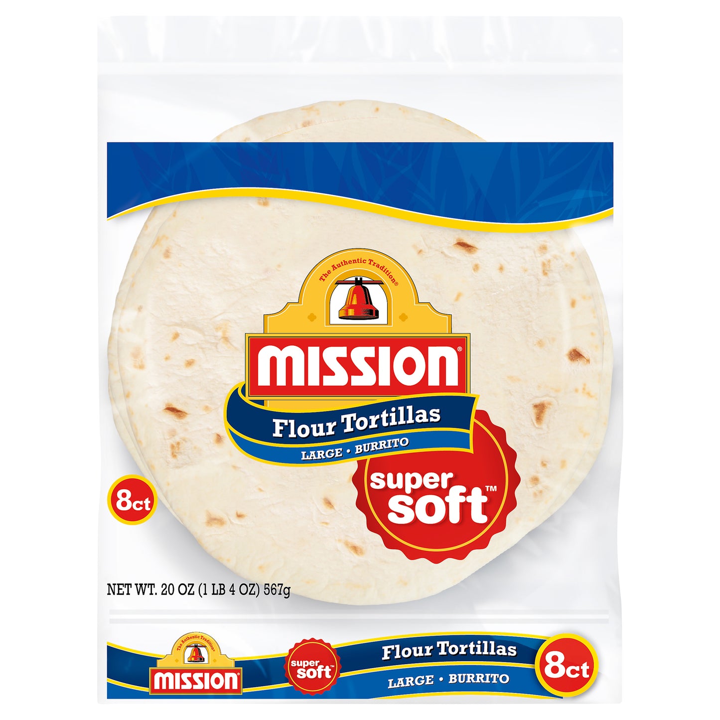 Mission Burrito Flour Tortillas, 8 Count