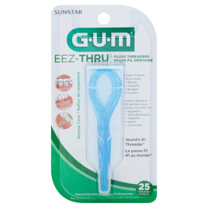 GUM Eez-Thru Floss Threaders 25 ea