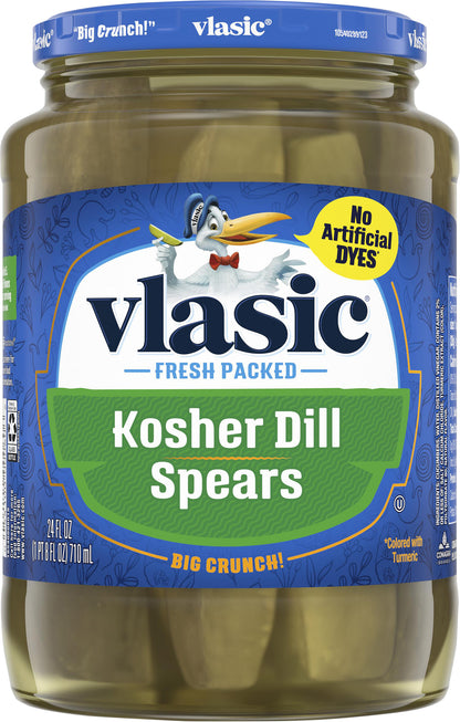 Vlasic Kosher Dill Spears Pickles 24 fl oz