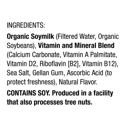 Silk® Organic Unsweet Soymilk 64 fl. oz. Carton