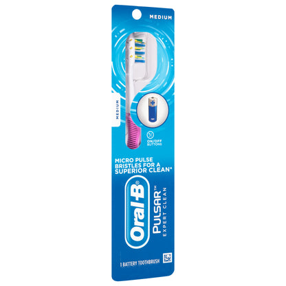 Oral-B Pulsar Medium Battery Toothbrush 1 ea