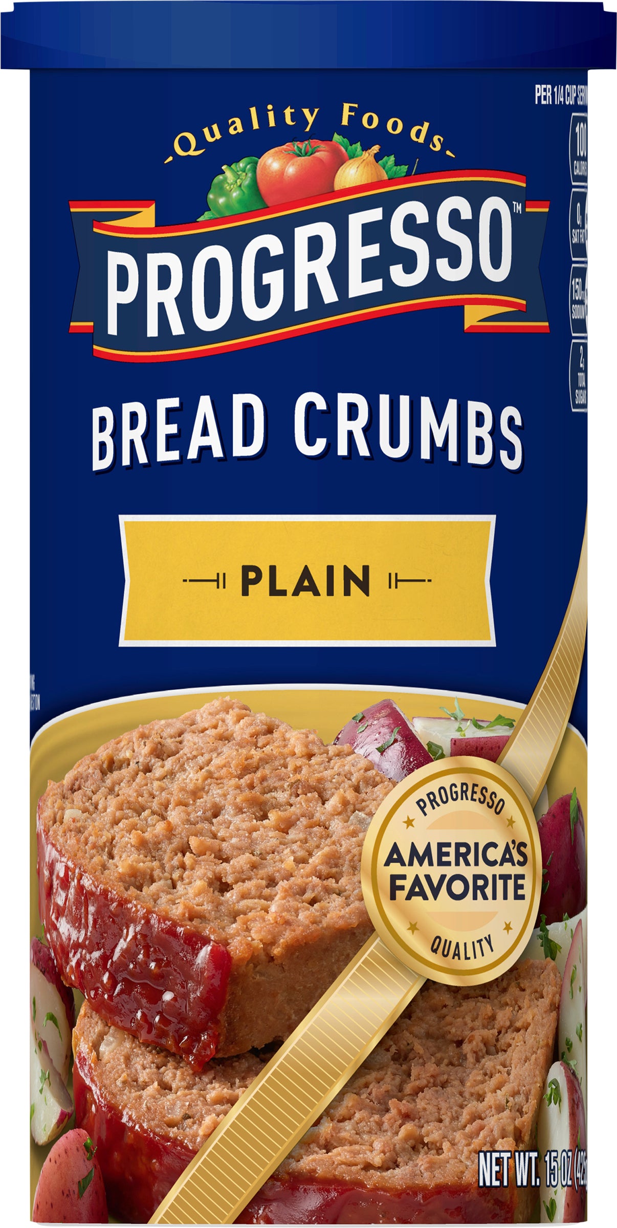 Progresso Plain Bread Crumbs, 15 oz