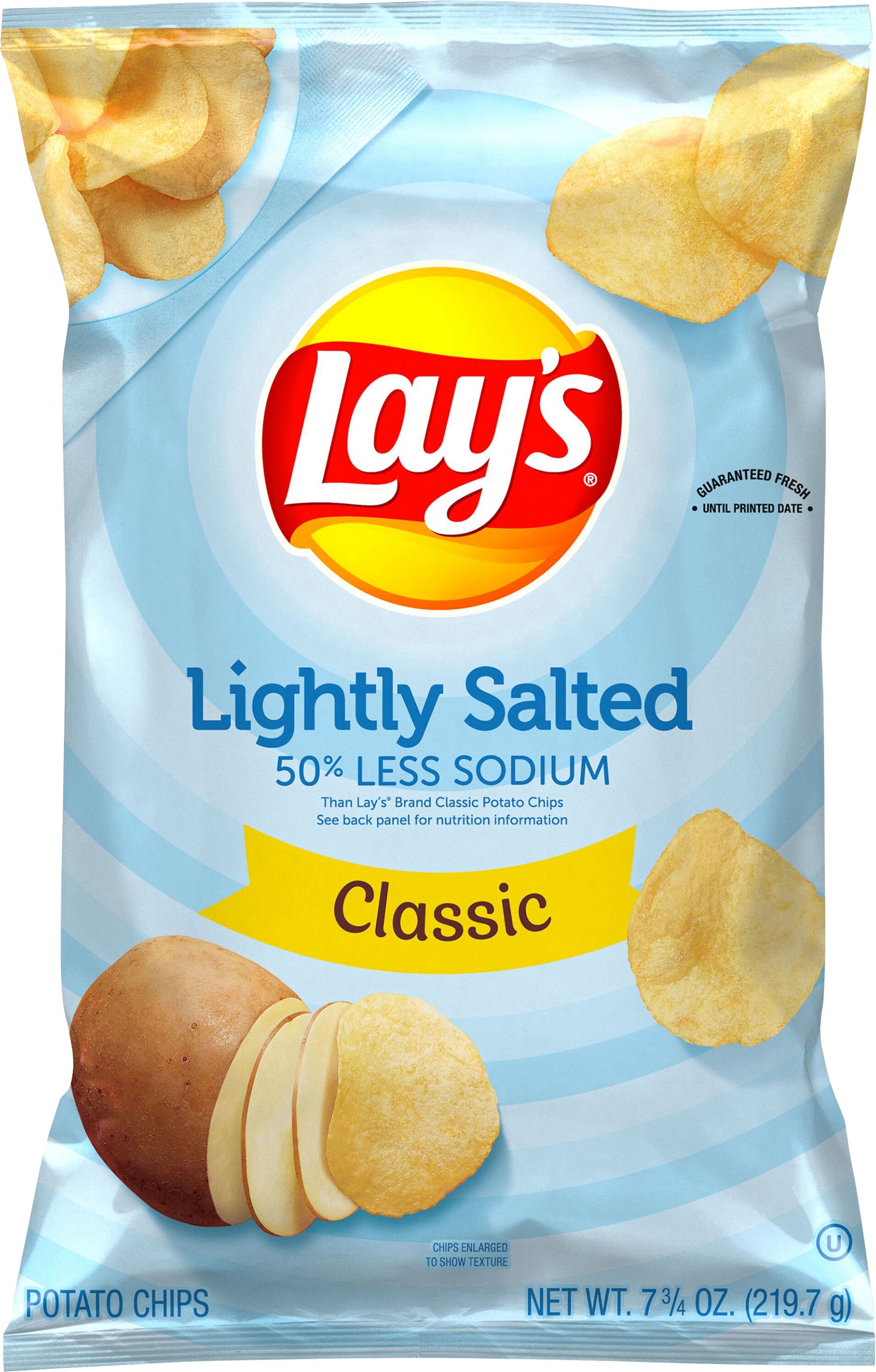 Lay's Classic Potato Chips Lightly Salted 7 3/4 Oz
