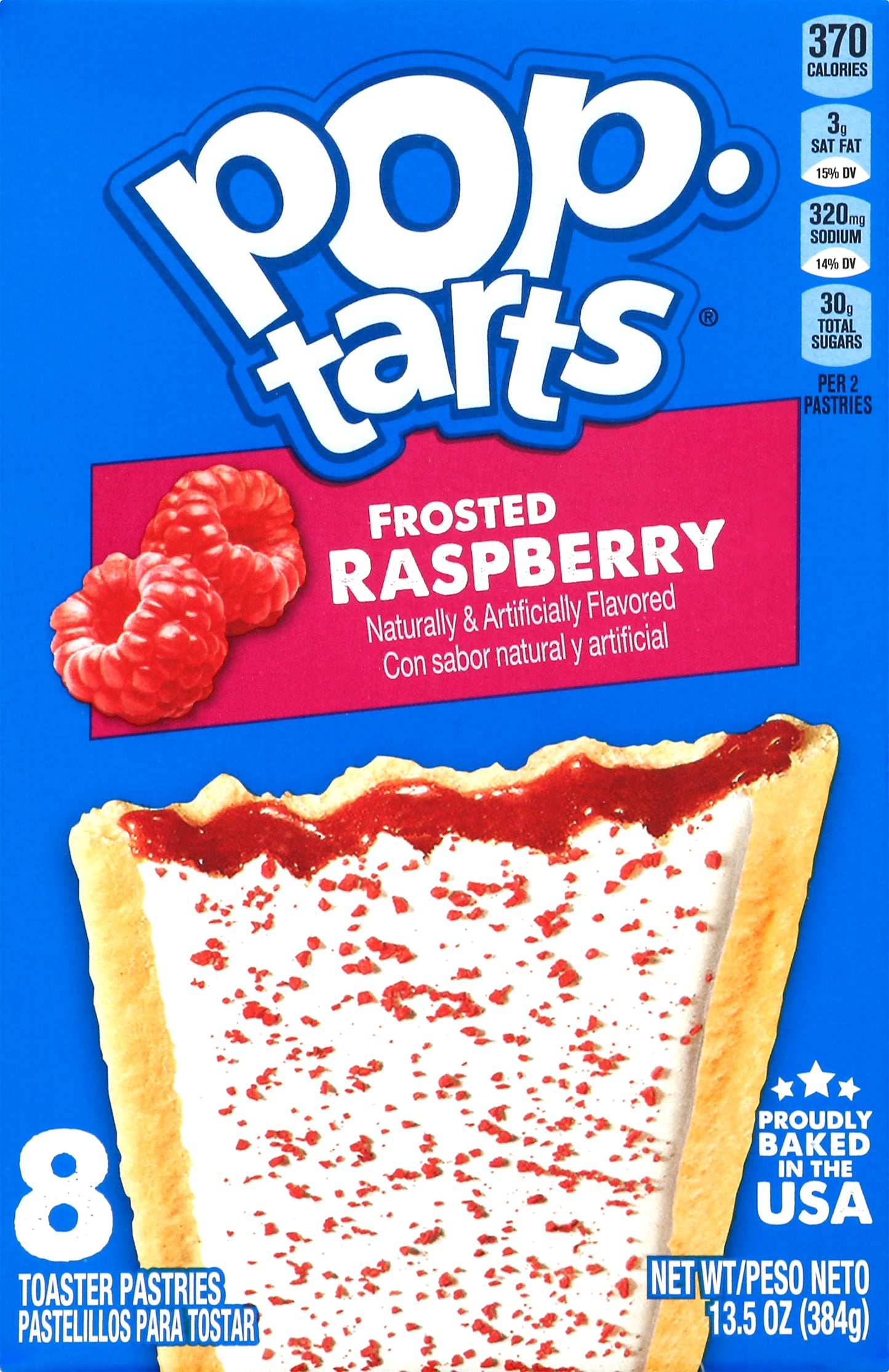 Pop-Tarts Frosted Raspberry Toaster Pastries 8 ea