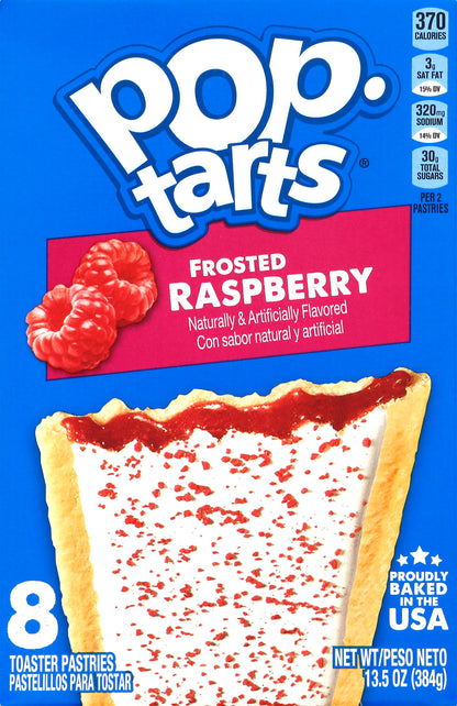 Pop-Tarts Frosted Raspberry Toaster Pastries 8 ea