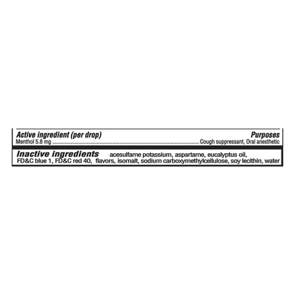 Halls Relief Sugar Free Mountain Menthol Flavor Cough Suppressant/Oral Anesthethic 25 ea