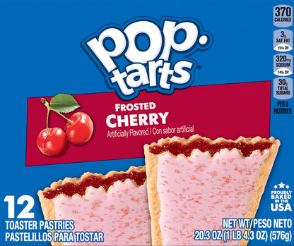 Pop-Tarts Frosted Cherry Toaster Pastries 12 ea