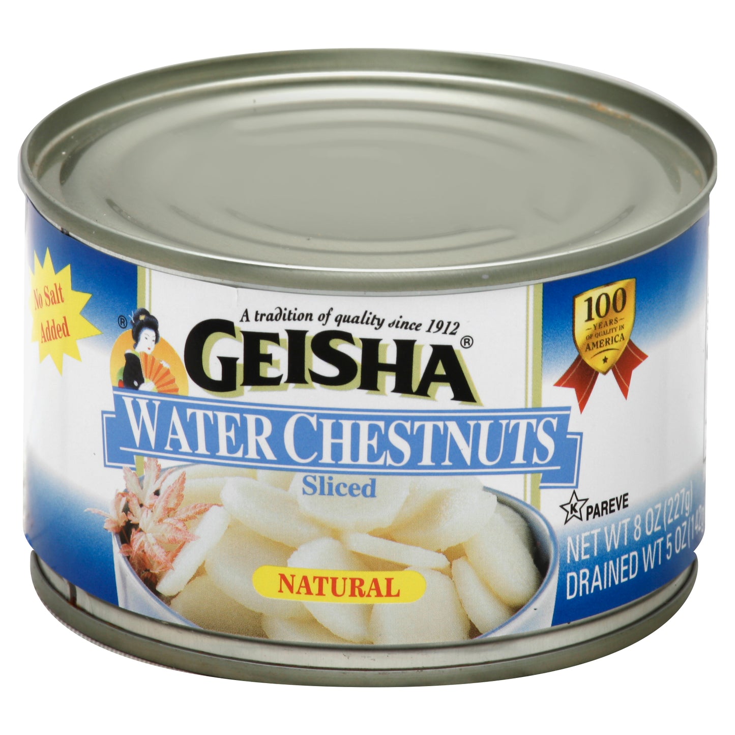 Geisha Water Chestnuts 8 oz