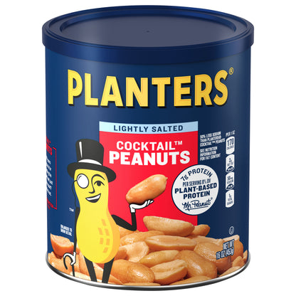 Planters Lightly Salted Cocktail Peanuts 16 oz