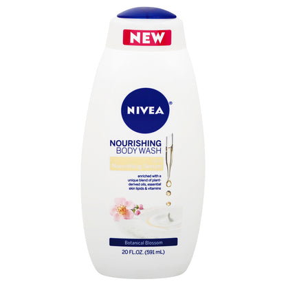 Nivea Nourishing Botanical Blossom Body Wash 20 oz