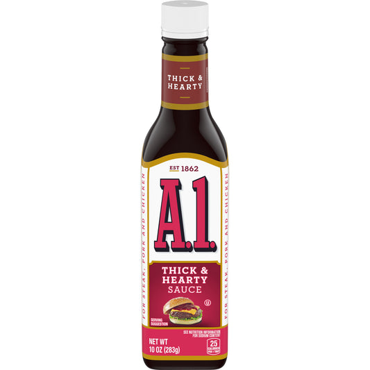 A.1. Thick & Hearty Steak Sauce, 10 oz Bottle