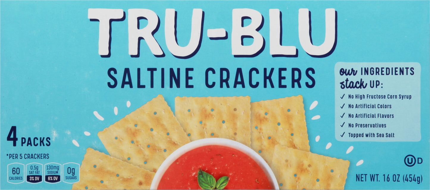 Tru-Blu Saltine Crackers 4 Packs
