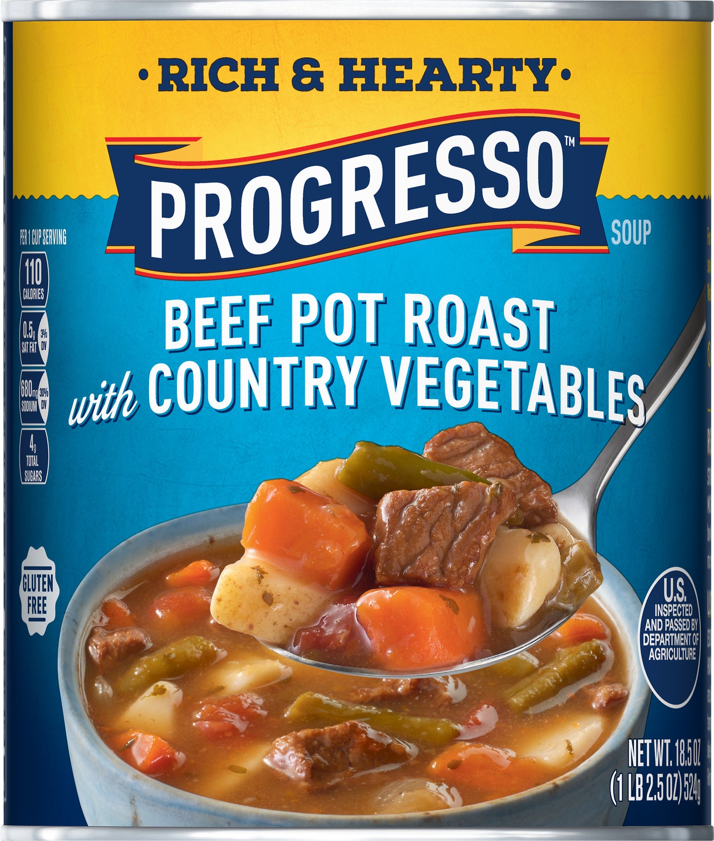 Progresso Rich & Hearty Beef Pot Roast with Country Vegetables Soup 18.5 oz