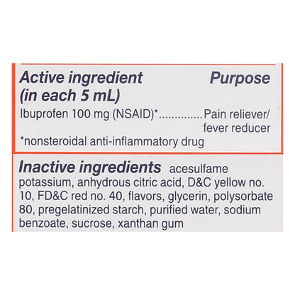 Children's Motrin Original Berry Flavor Pain Reliever/Fever Reducer 4 oz