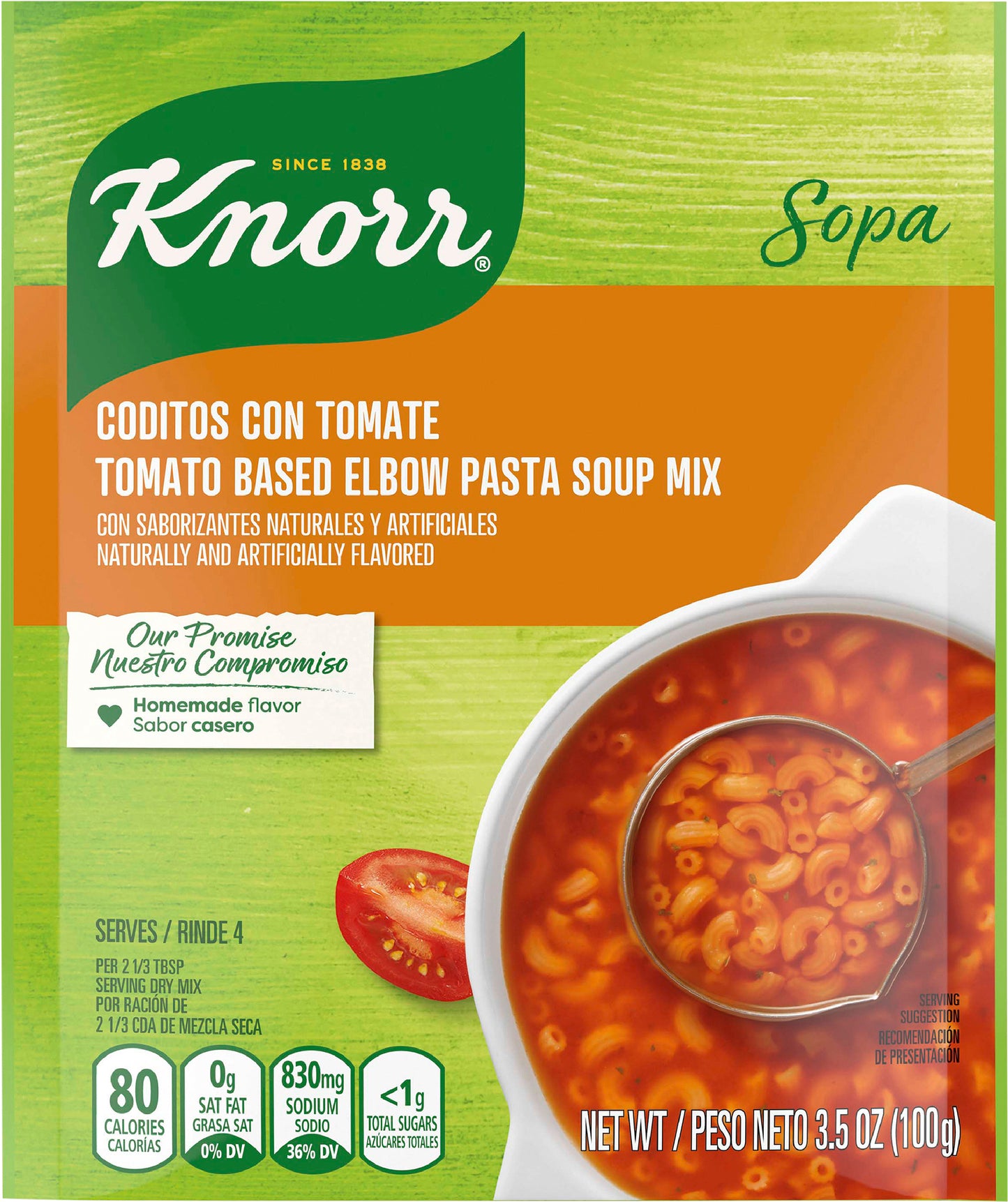 Knorr Tomato Based Elbow Pasta Soup Mix 3.5 oz