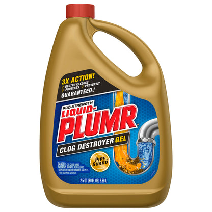 Liquid-Plumr Pro-Strength Clog Destroyer Gel 2.5 qt
