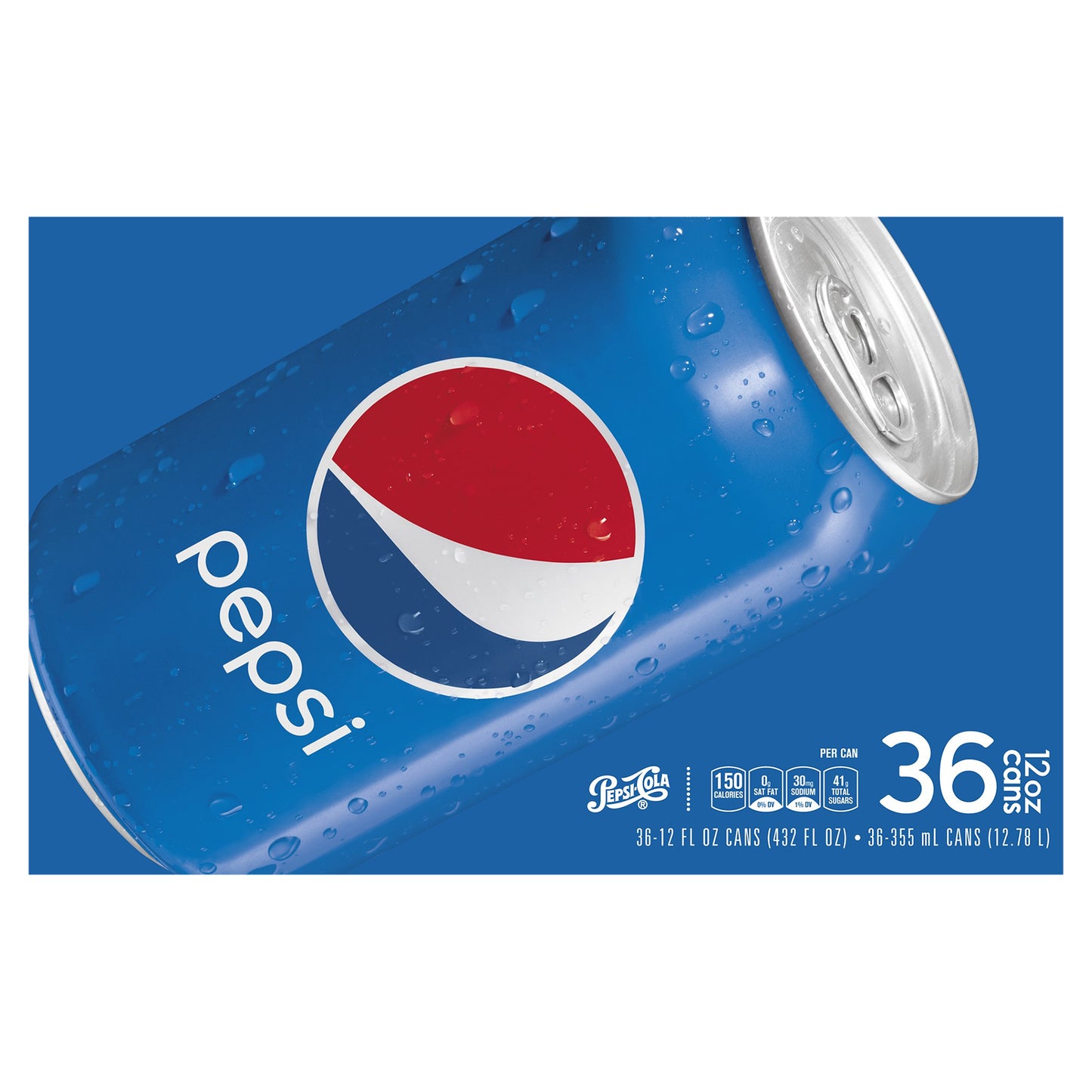 Pepsi Soda Cola 12 Fl Oz 36 Count Cans