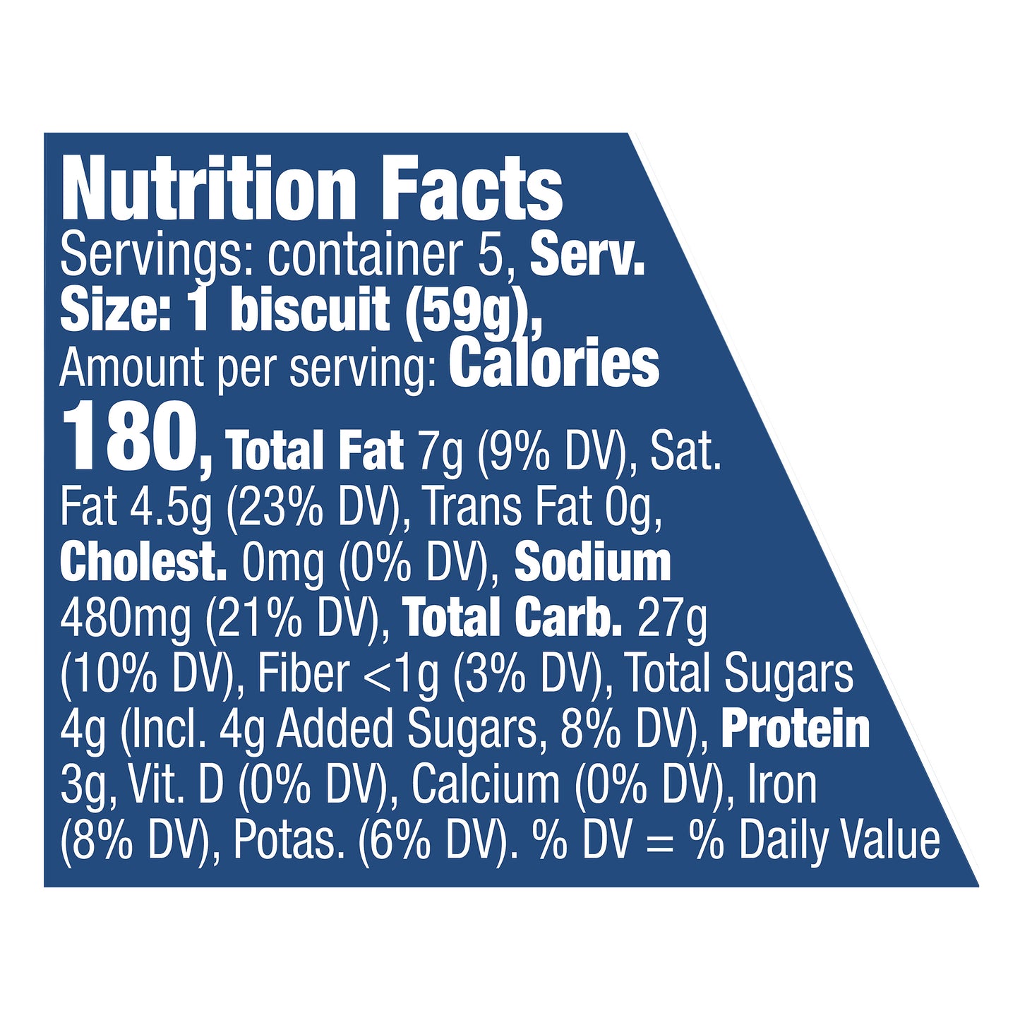 Pillsbury Big Buttermilk Biscuits 5 ea